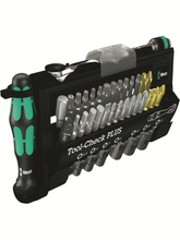 Set of 39 pieces + ratchet + sockets + screwdriver handle WERA TOOL-CHECK PLUS